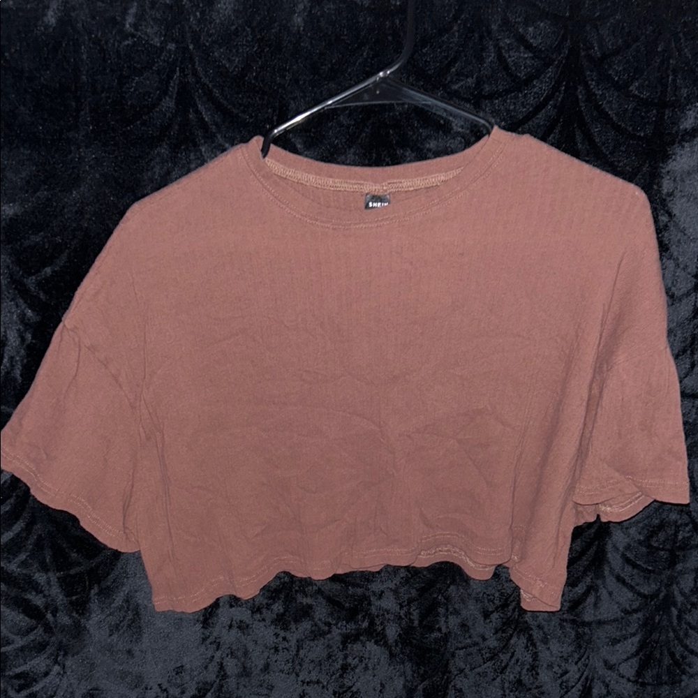 Brown Crop Top
